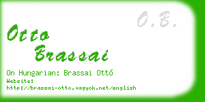 otto brassai business card